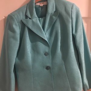 Turquoise Two-Piece Suit